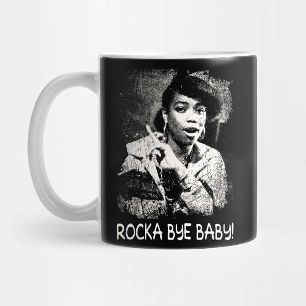 Retro Art Rocka Bye Baby by Black Demon Bear